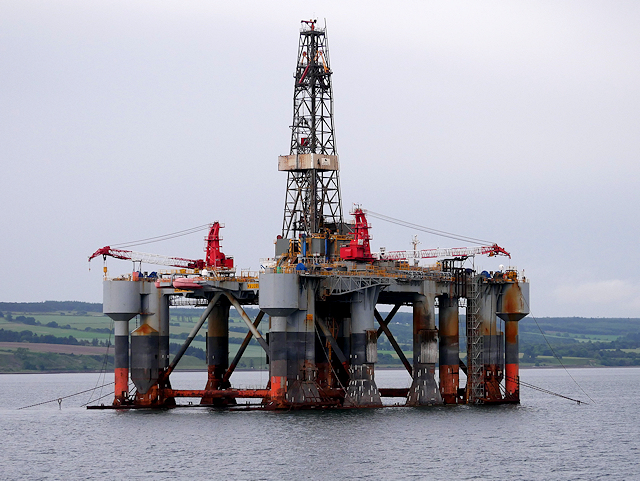 Offshore Rig Ocean Nomad in Cromarty Firth